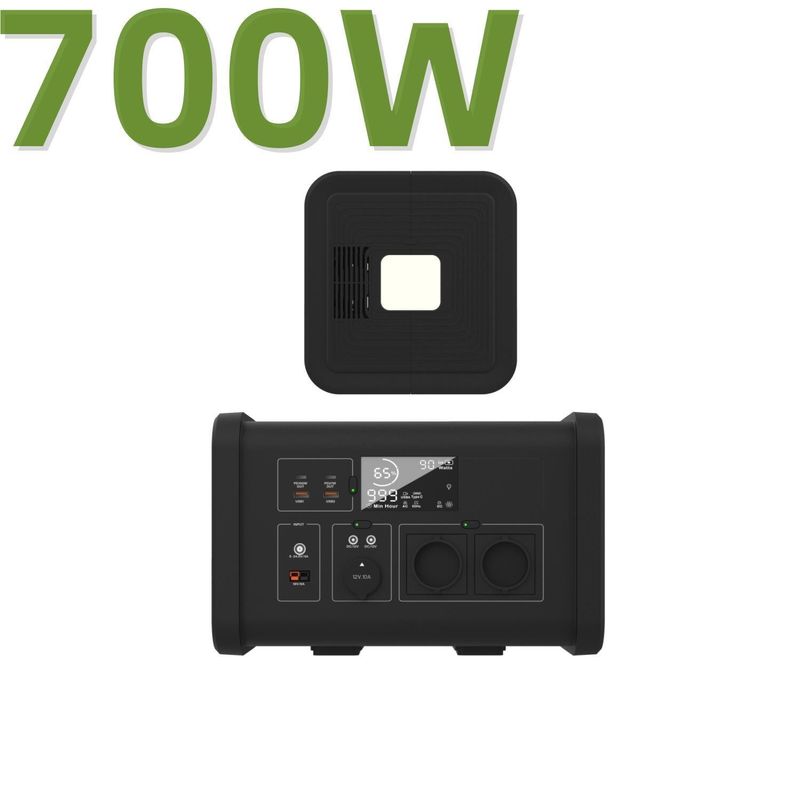 537.6wh LiFePO4 Bateria Przenośna Elektrownia Twoje narzędzie do obozowania i poza nim