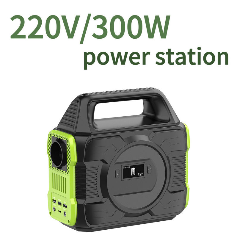 110V 220V Zasilanie słoneczne Przenośny akumulator 300W z wyświetlaczem ciekłych kryształów
