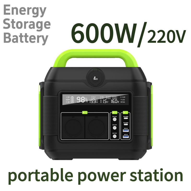 576wh System magazynowania energii słonecznej o nominalnej pojemności z gniazdem AC i solarnym bankiem energii