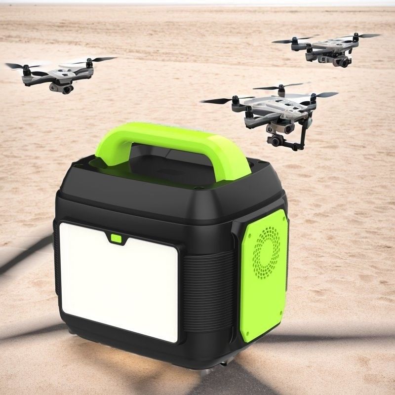 600W Przenośna Elektrownia Camping/RV Duża pojemność Bateria litowa Ładowarka awaryjna dla telefonów komórkowych Komputer DC Wyjście USB/Type-C Wysoka moc