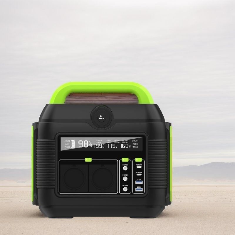 600W przenośny mobilny generator elektroenergetyczny z gniazdkiem AC Un i wyświetlaczem ciekłych kryształów