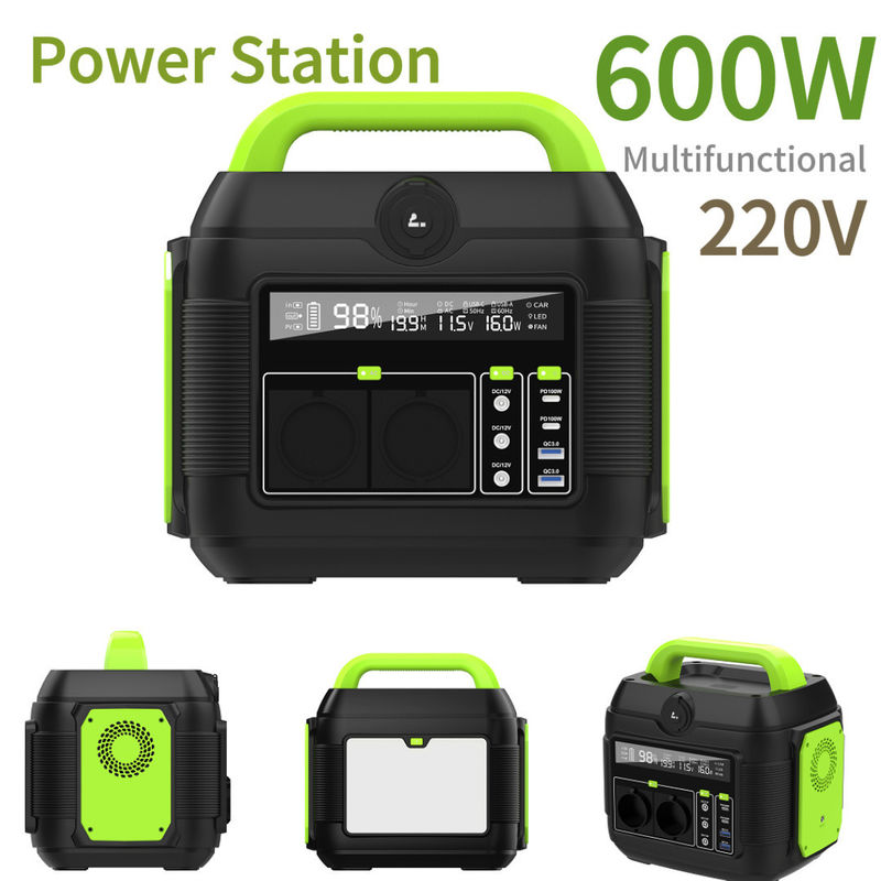 UE AC Socket Przenośna Elektrownia 600W 576wh Power Bank do kempingu Dostosowywalny