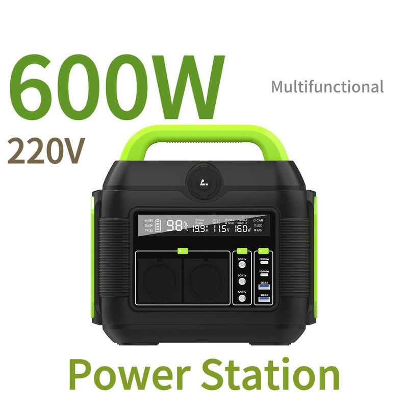 600W przenośna elektrownia 1000W 1500W generator paneli słonecznych dla domu i kempingu