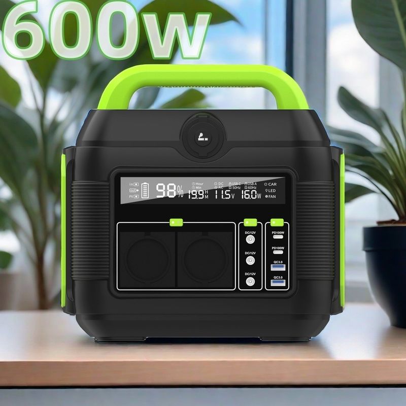 MPPT Technology Przenośny generator słoneczny o mocy 160000 mAh 600W 576Wh/14.4V/40Ah na rynek