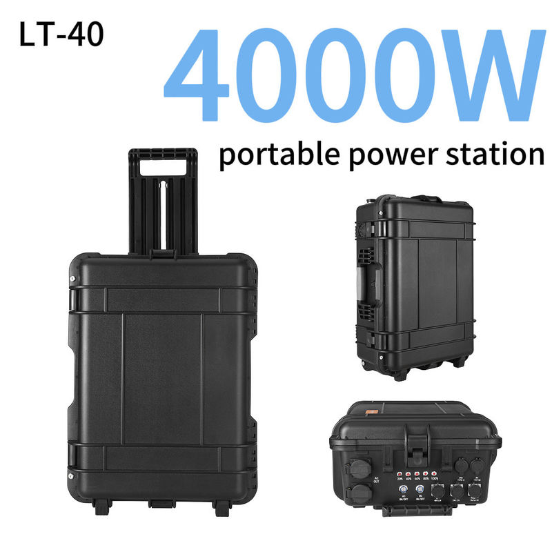 4000W bezpieczniejszy system energii słonecznej w domu na zewnątrz z AC 110V 220V Lithium UPS i zapasowym