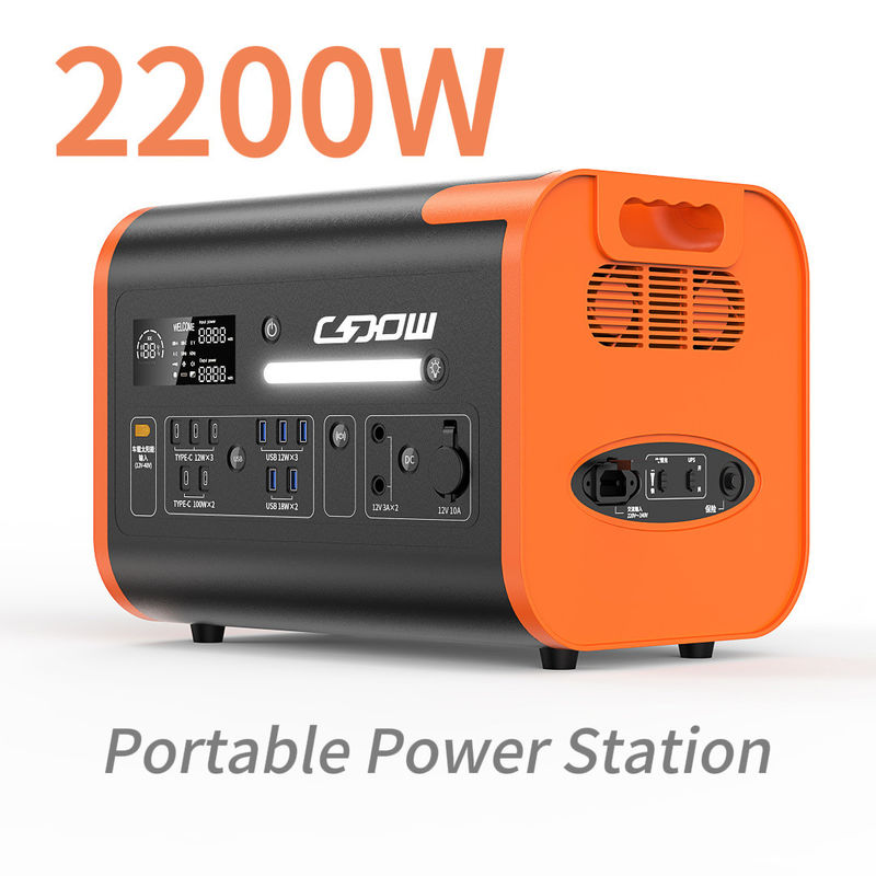 2000Wh przenośna elektrownia zasilanie bankowe generator słoneczny do zamówienia i domu