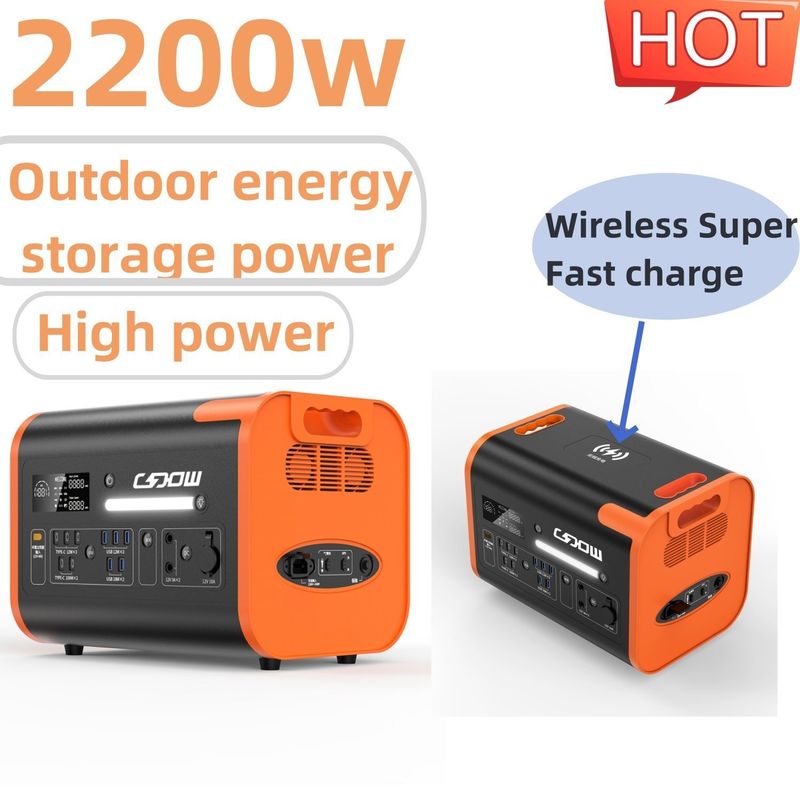220V generator słoneczny zaprojektowany do biura 2200W przenośna stacja ładowania w konkurencyjnym
