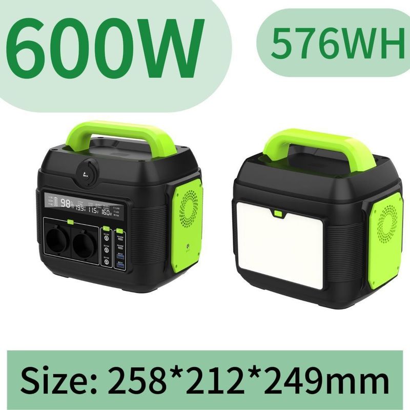 600W przenośny generator słoneczny z światłem LED 11W i zamówienie na zamówienie