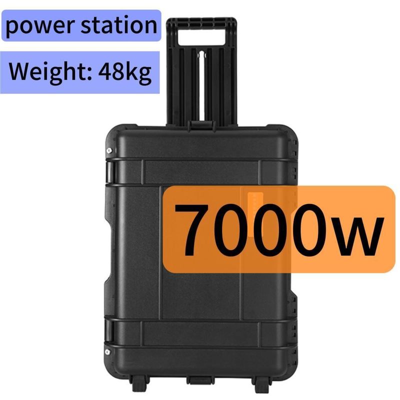Rynek Ameryki Północnej Przenośny generator słoneczny o mocy 7000 W z wyjściem czystej fali sinus