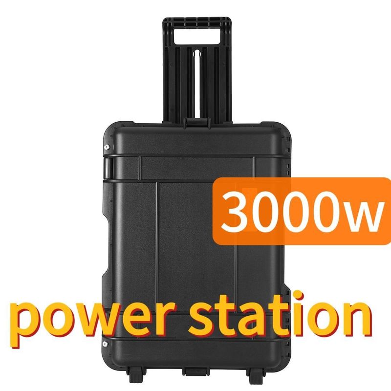 3000W przenośna elektrownia magazynowa energii Czarny Dostosowywalny CE.Un38.3 Certyfikowany