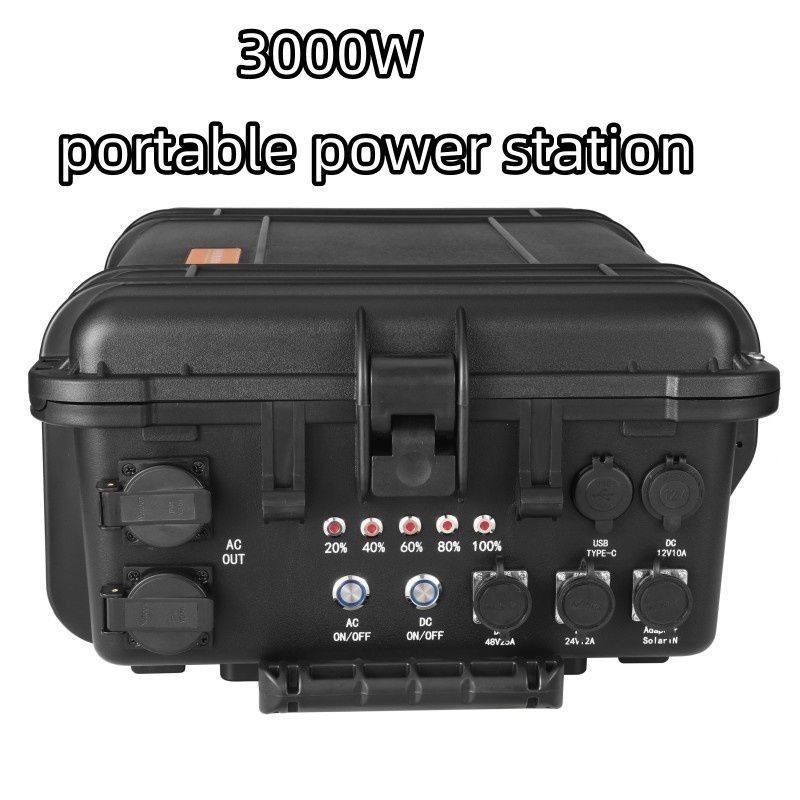LT-30 Czarny Kolor 3000W Moc Bateria litowa Wciągacz Przenośna Elektrownia Słoneczna