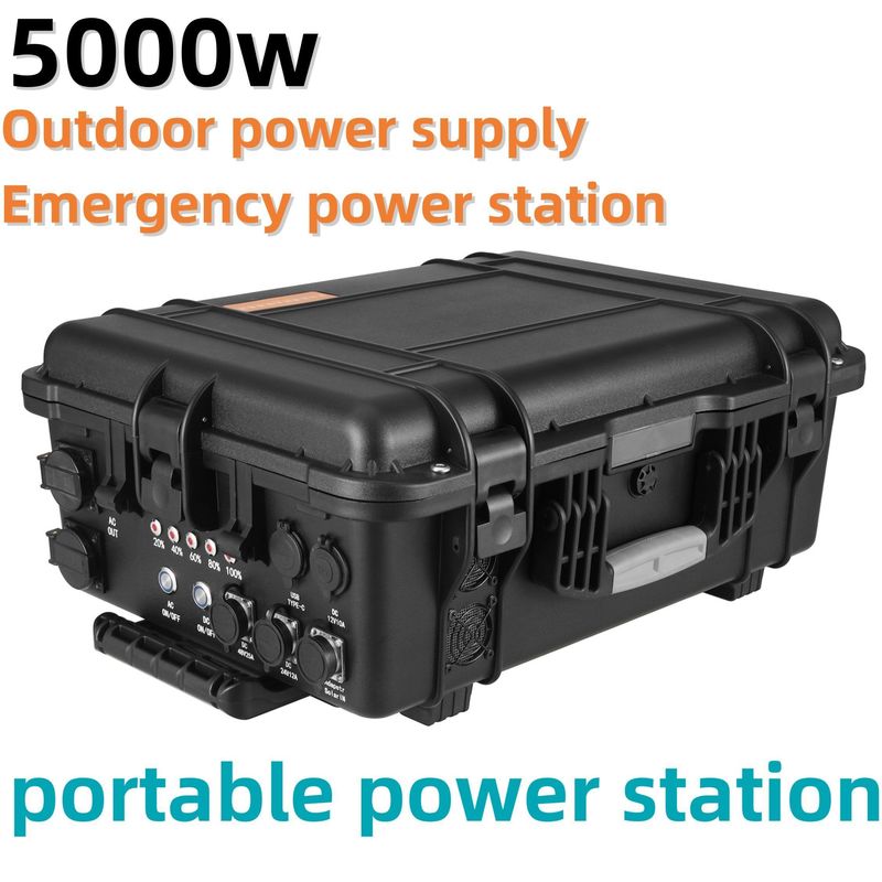 3000W/4000W/5000W wielofunkcyjny przenośny generator słoneczny z akumulatorami litowymi do użytku na zewnątrz