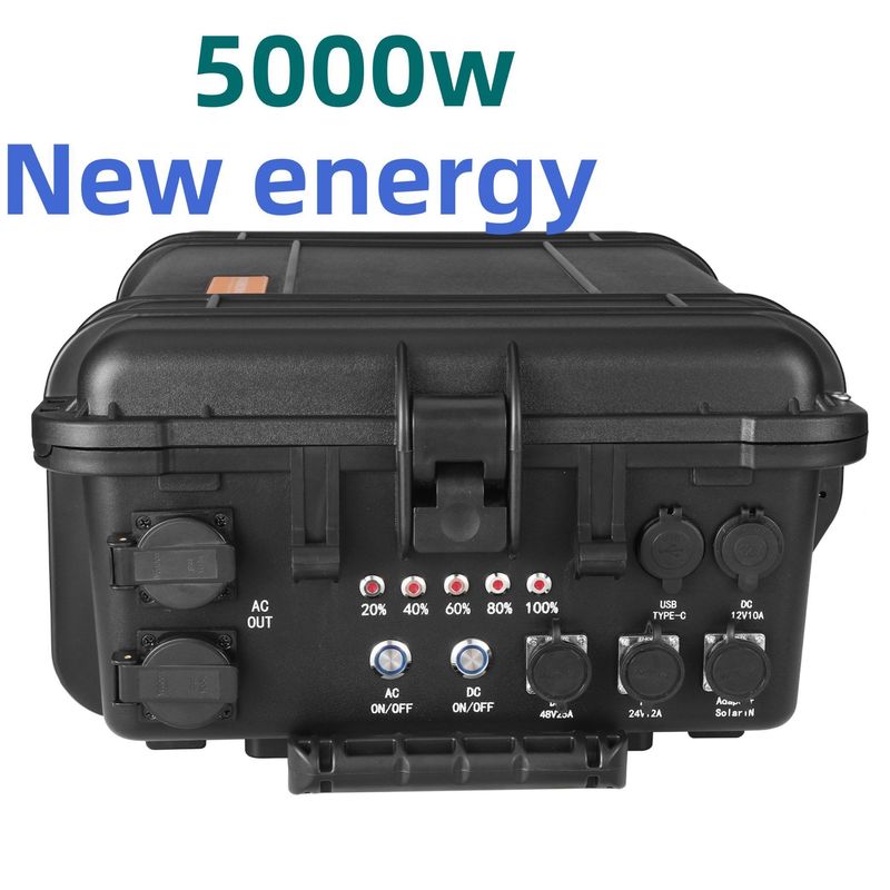 8000W moc szczytowa LiFePO4 bateria litowa przenośna elektrownia do kempingu na zewnątrz