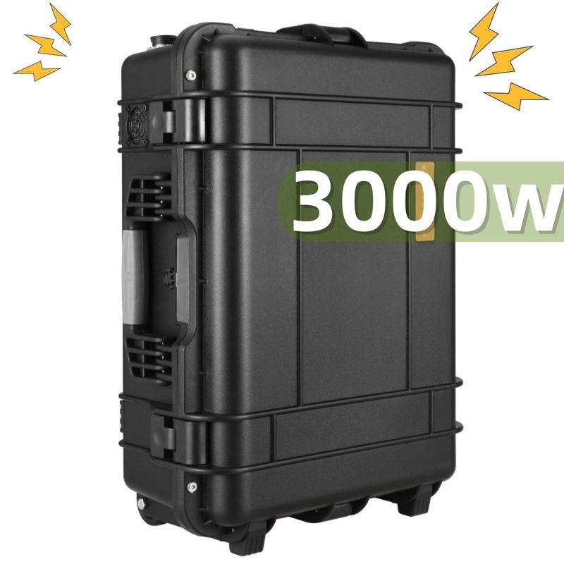 Elektrownia przenośna LiFePO4 z akumulatorem o maksymalnej mocy 6000 W