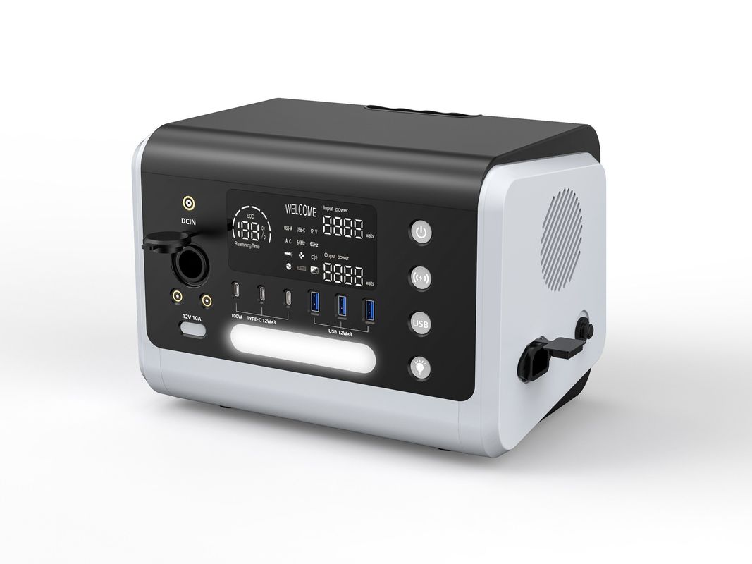 BMS chroniony 600W system słoneczny mobilny generator baterii przenośna elektrownia