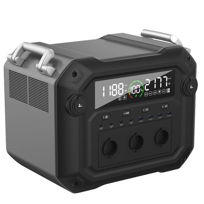 1200W Ładowanie 2500W Wysokiej mocy Generator słoneczny dla domowej przenośnej elektrowni