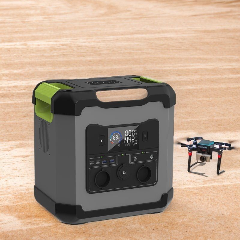 2000W AC Wyjście Przenośna Elektrownia 1680wh Bateria litowa Generator słoneczny do użytku zewnętrznego