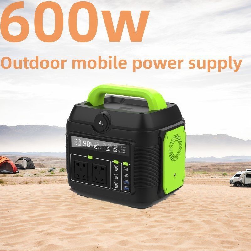 600W/160000mAh AC110V 220V Generator elektrowni słonecznej do magazynowania energii w obozach na zewnątrz