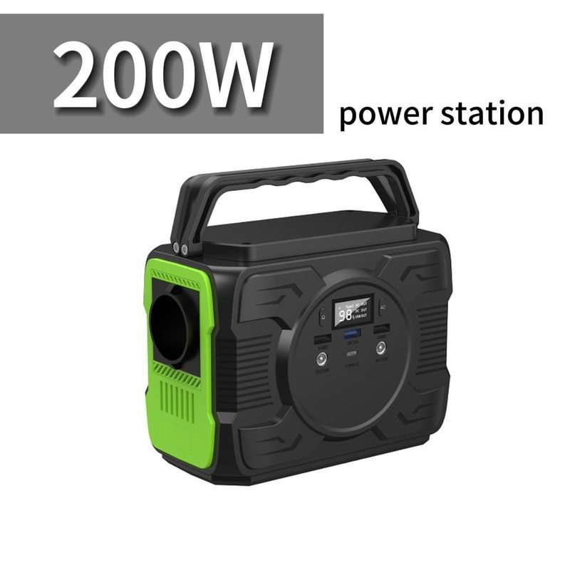 Przenośna elektrownia 200W z latarką do podróży na zewnątrz