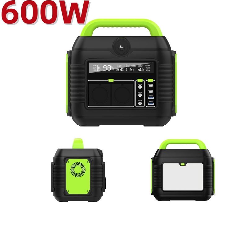 Odzyskiwalny 2024 z 600W Elektrownia do pobytu na zewnątrz Generator skarbów do ładowania słonecznego