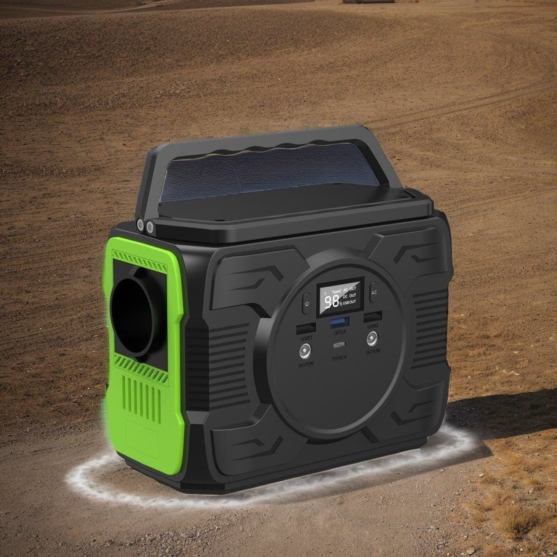 200W Powerstation Generator słoneczny na kemping ze baterią o pojemności 48000mAh i światłem LED