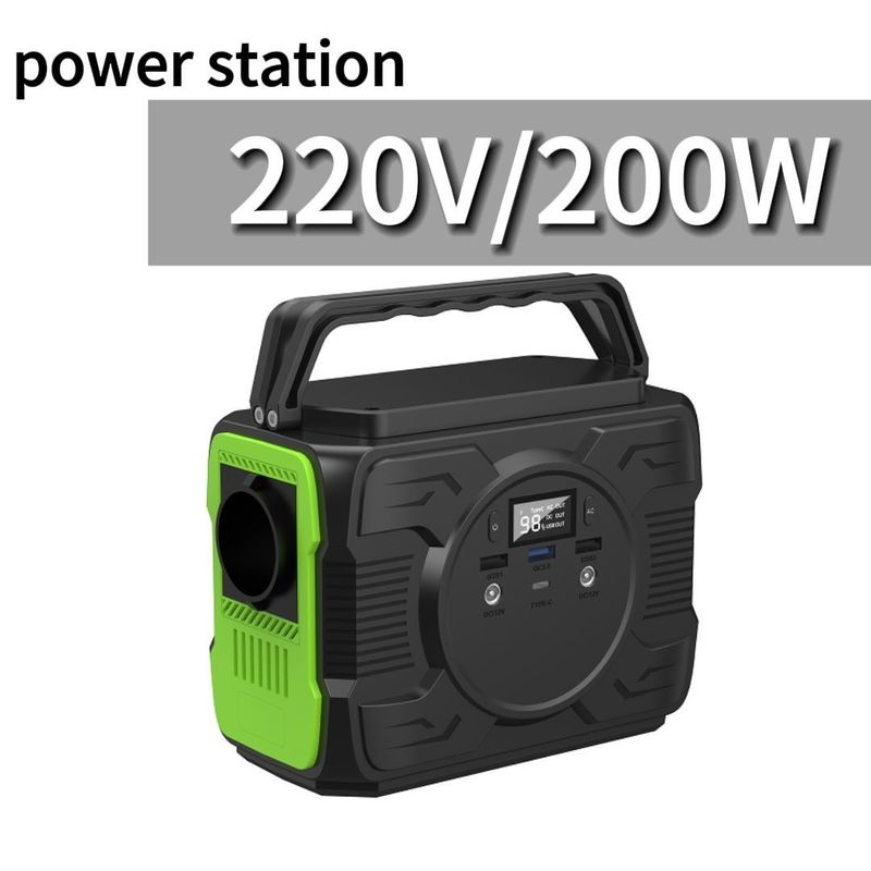200W LiFePO4 Battery Pack Outdoor Camping Power Bank dla CPAP/LED/Rybactwa/Laptopa