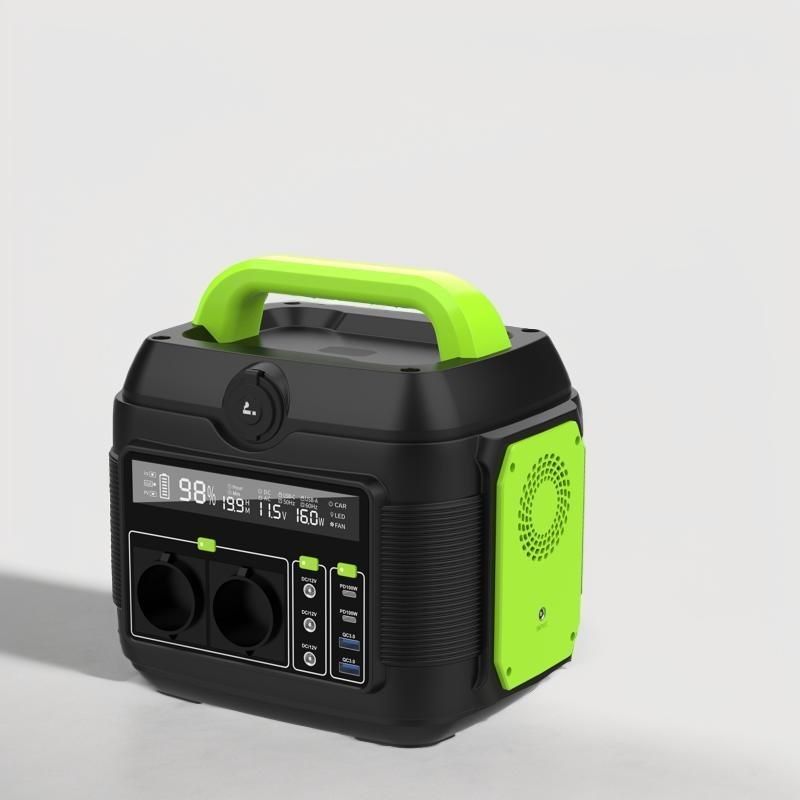 Pojazdowa przenośna wielofunkcyjna stacja elektryczna mobilna o mocy 600 W z akumulatorem litowym S6