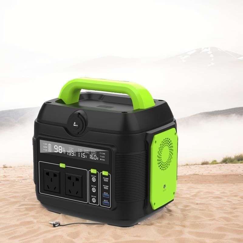 600W wysokiej mocy przenośny zewnętrzny domowy generator awaryjny z wyjmowaną baterią