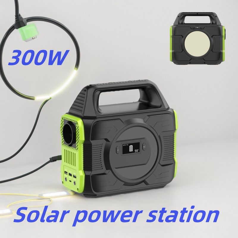 Przenośna stacja generatora energii słonecznej mobilnej 300W 500W do awaryjnego RV na zewnątrz