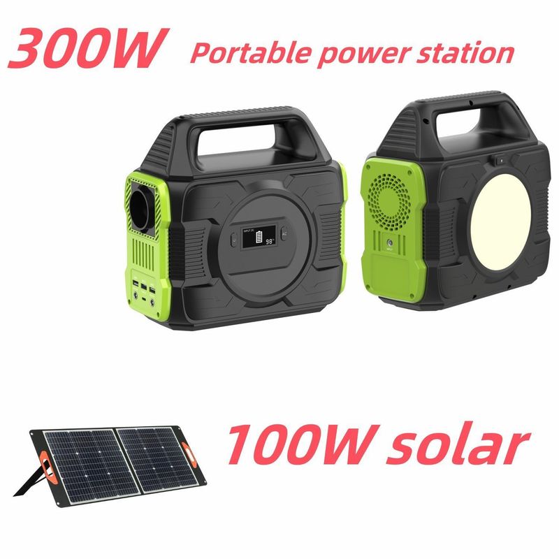 UE AC Socket Kompatybilny ze wszystkimi przenośnymi elektrowniami słonecznymi o mocy 300 W z baterią litową RV
