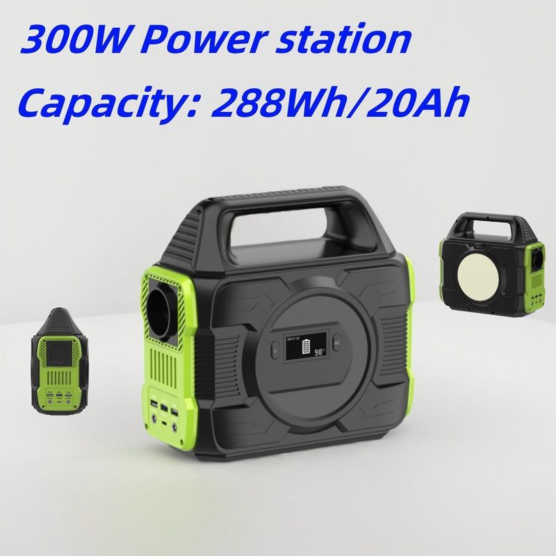 300W AC/DC Wyjście gniazdo 220V zasilanie awaryjne Przenośna stacja napędowa mobilna do balkonu Drone Computer