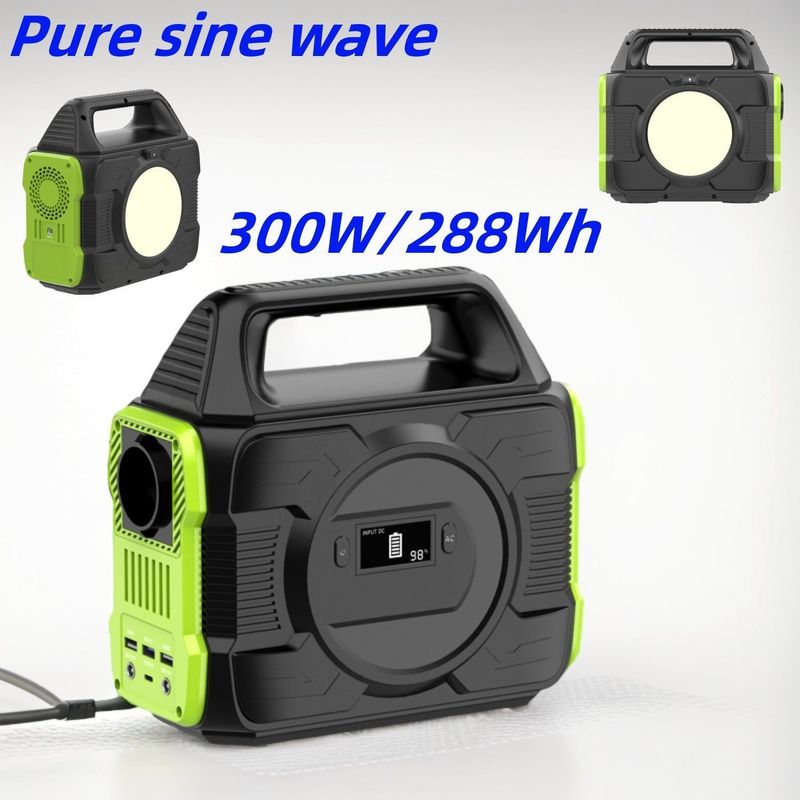 Wydajność 220V Generator do kempingu na zewnątrz Bateria litowa 300W Zestaw baterii słonecznych