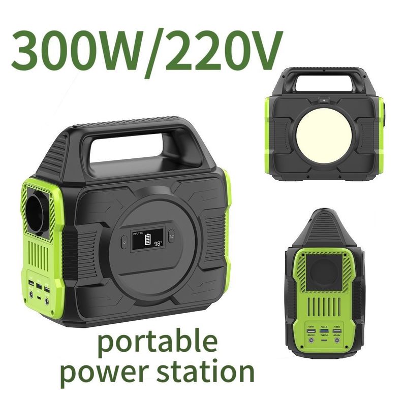 110V 220V MPPT 300W recykling awaryjny przenośny akumulator z panelem słonecznym