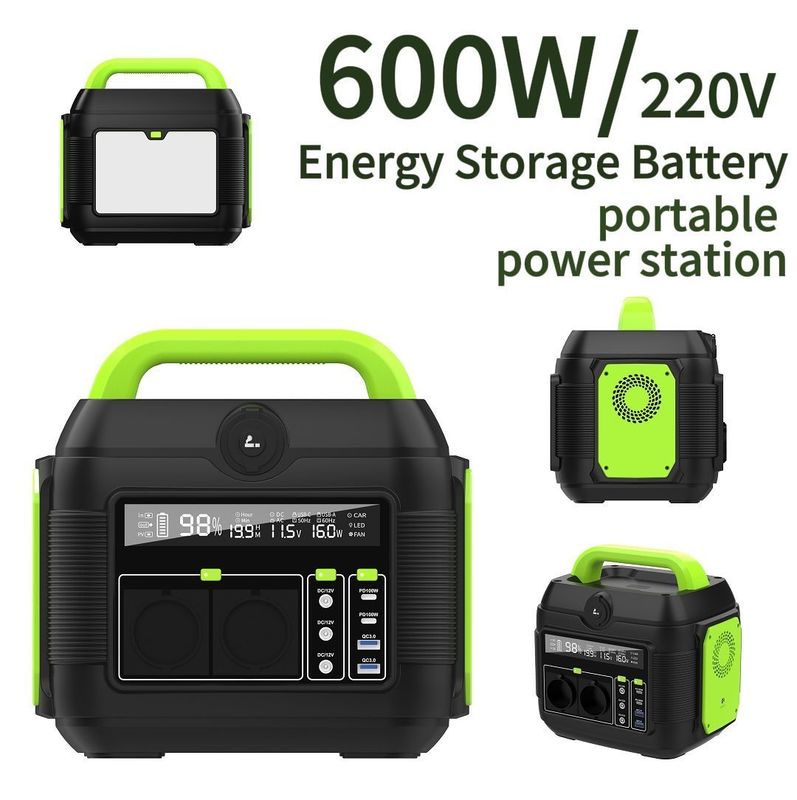 500W wielofunkcyjny przenośny bank zasilania z 600W gniazdkiem prądu przemiennego opcjonalnie i zużycie