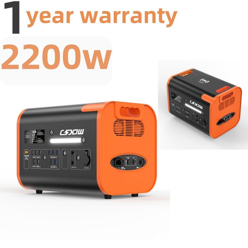 1800W 2000W 2200W 2400W Generator słoneczny dla przyczep i laptopów napędzany baterią LiFePO4