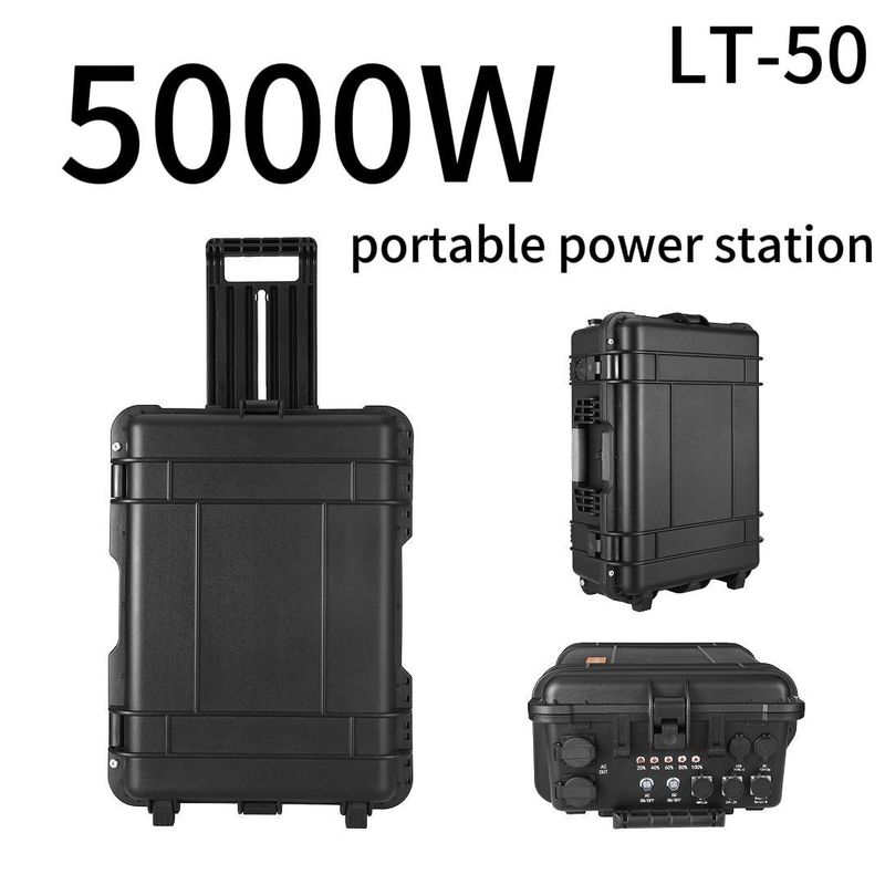 5000W Szybkie ładowanie Litium Domek Przenośny 3600W Elektryczna Elektrownia Kup teraz