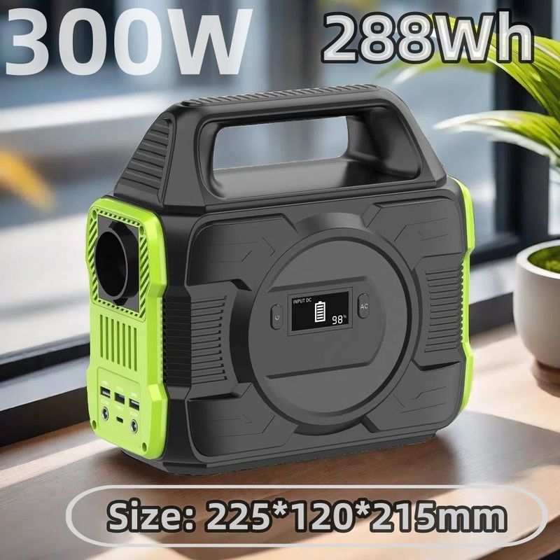 300W Multi-Standard High Capacity Portable Power Station for Camping Customizable Color