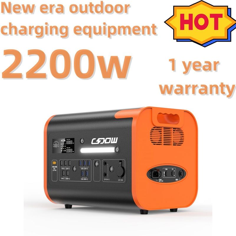 2000W/2200W/2400W Przenośny generator słoneczny Lifepo4 do stacji ładowania awaryjnego