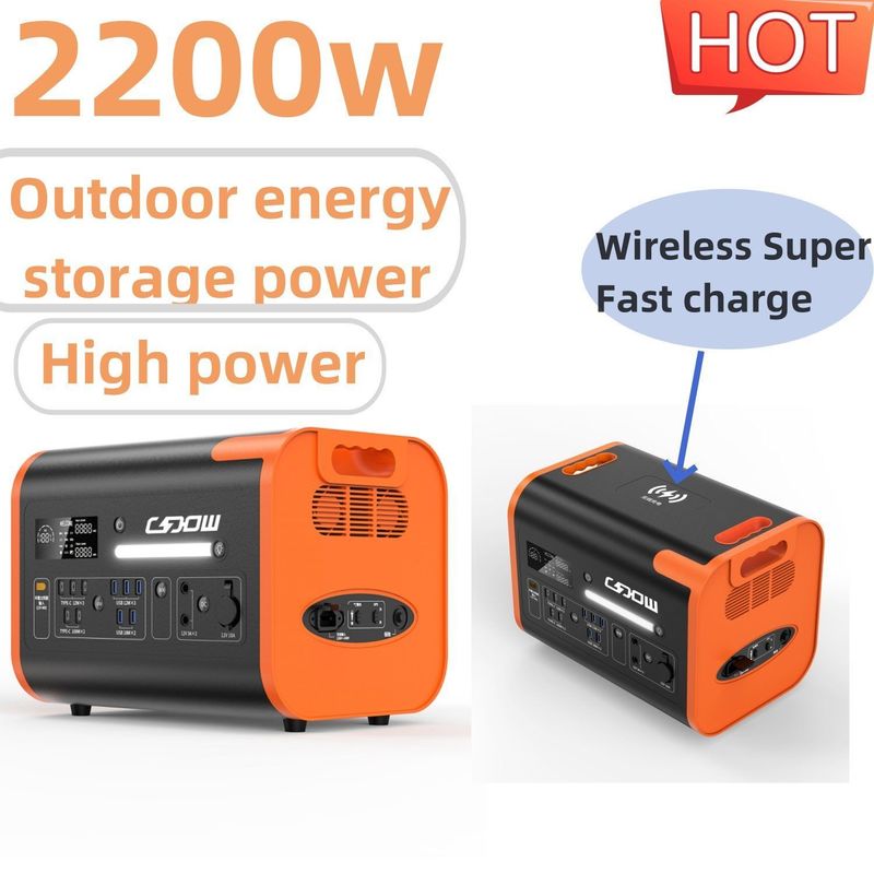 Un38.3/Msos Authentication 2200W Przenośna stacja ładowania 220V Generator słoneczny do biura
