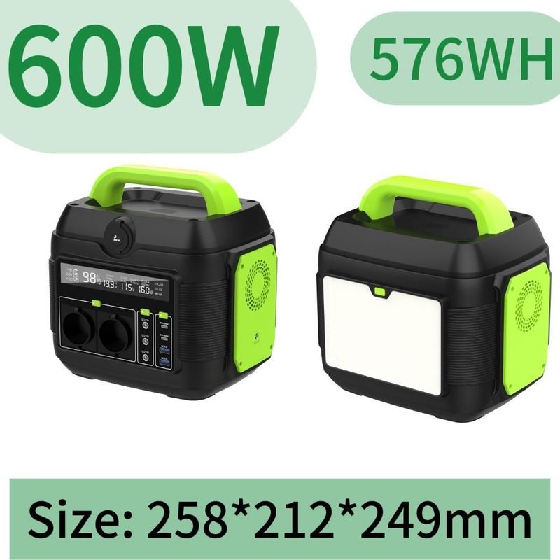 Generator słoneczny o mocy 600 W z funkcją ochrony przed zwarciem o dopasowanym kolorze światła LED