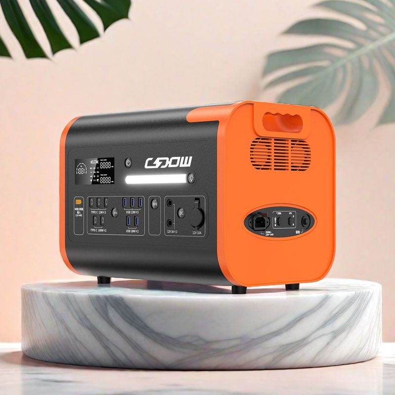 LiFePO4 Bateria Przenośna Elektrownia 2000W 2200W do zagrożenia domowego na zewnątrz