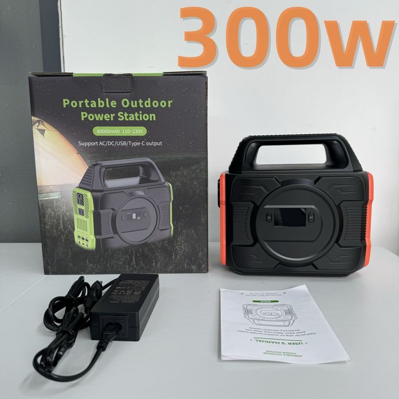 300W ochrona przed zwarciem Bateria Generator słoneczny Kompaktowa stacja elektryczna