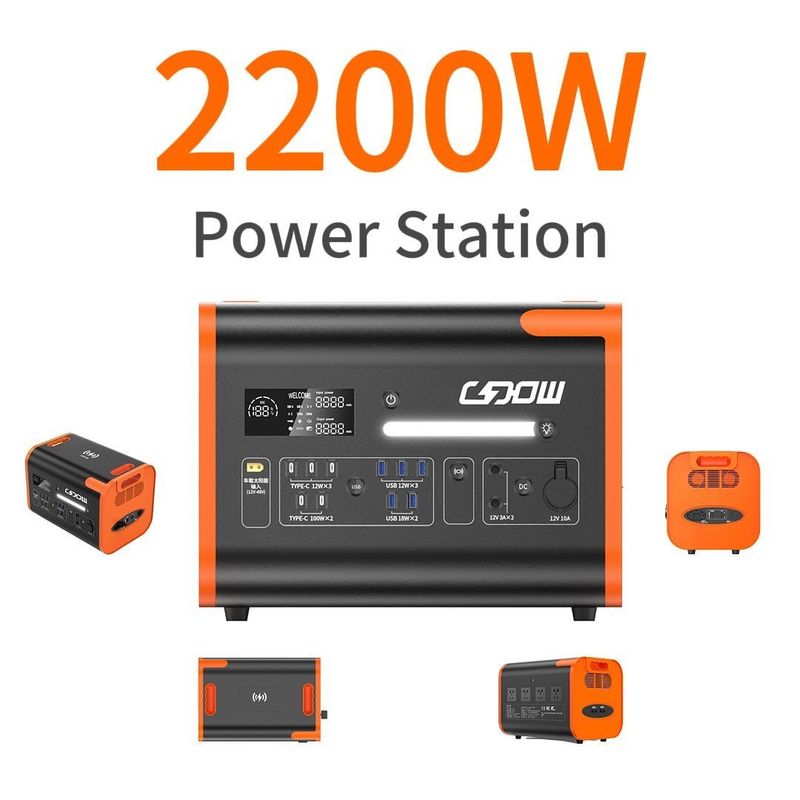 AT22 Elektrownia słoneczna 2000W 2200W 2500W 3000W Generator przenośny dla Twojej korzyści