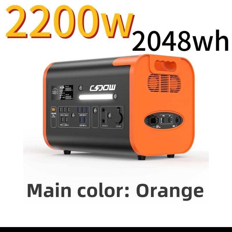 1500W przenośne źródło zasilania z wyświetlaczem i 1800W UPS