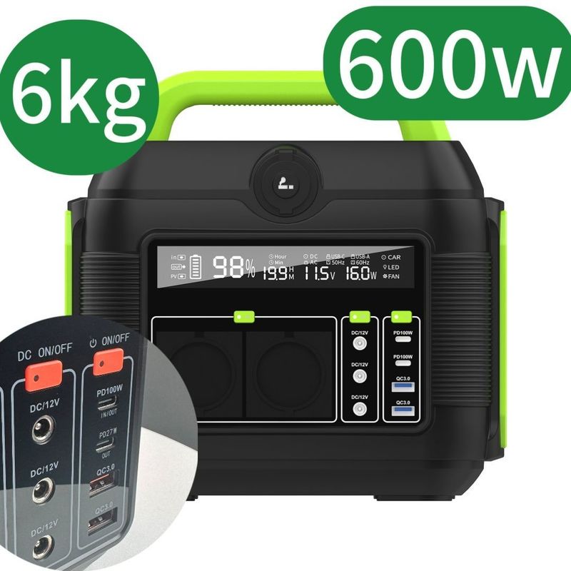 Przenośny system magazynowania z wyjmowaną baterią i 110V/220V AC Power Station