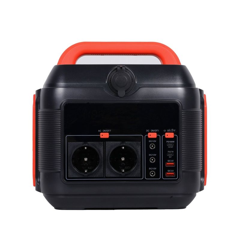 Przenośny generator słoneczny z funkcją wyjścia i ochrony prądu stałego 12V-13V/10A 600W/576wh