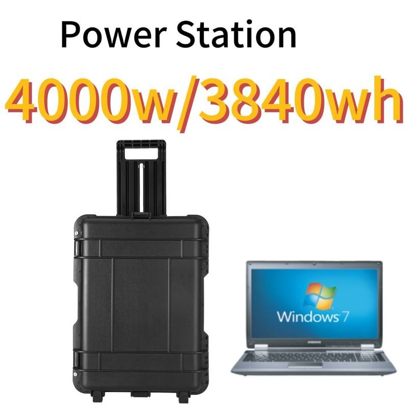 3840wh Domyślny magazyn energii Zasilanie Przenośna elektrownia o dużej pojemności