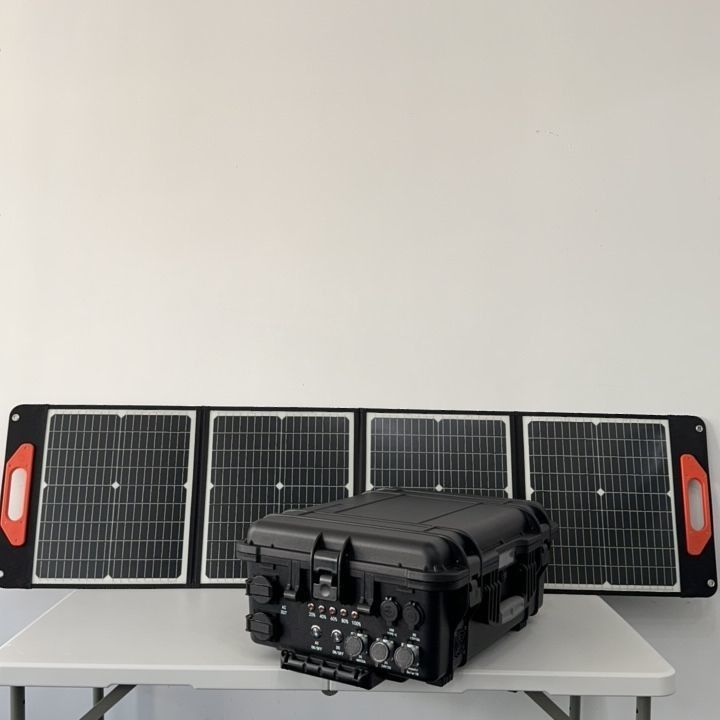 3000W Solar Uav Generator Outdoor Przenośna Elektrownia Wielokrotna Funkcja Ochrony