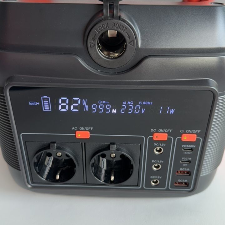 Wyjście prądu przemiennego 220V 50Hz/110V 60Hz Przenośna elektrownia 600W do mobilnych awarii zasilania