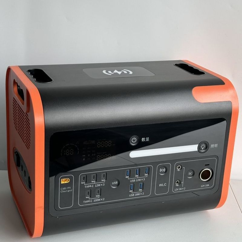 Sprzedaj 2200W wysokiej pojemności baterii litowej przenośna elektrownia do szybkiego ładowania